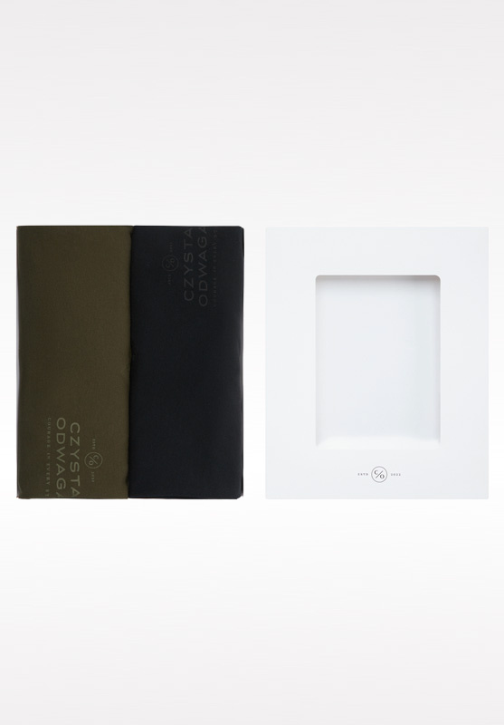 Home pol pm zestaw prezentowy czysta odwaga t shirt czarny oraz t shirt oliwkowy 62 3